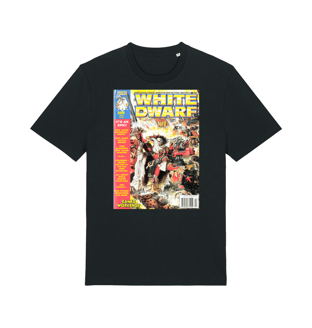 Black Printed T-shirt Front